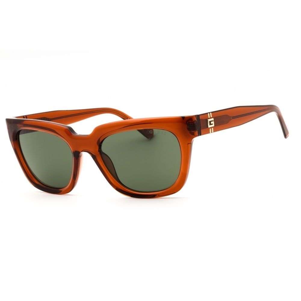 NWT Guess GU00206-48N Dark Brown Rectangle 53mm Sunglasses